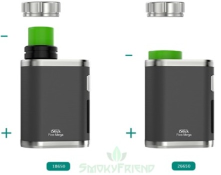 Eleaf iStick Pico Mega аккумулятор 26650 и 18650