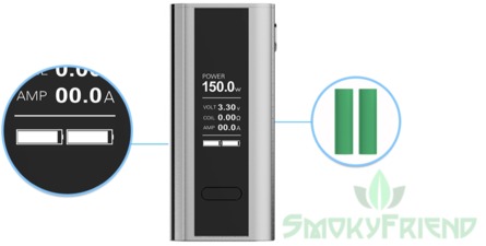 Joyetech Cuboid индикатор зарядки