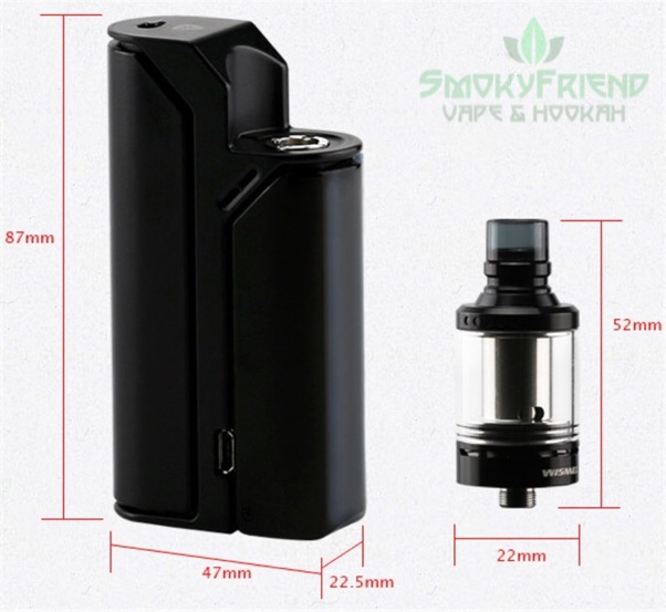 Wismec Reuleaux RX75 Kit размеры