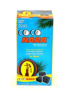 Кокосовый уголь для кальяна Coconara 96 шт