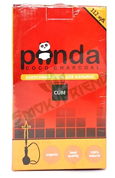 Кокосовый уголь для кальяна Panda 112 шт