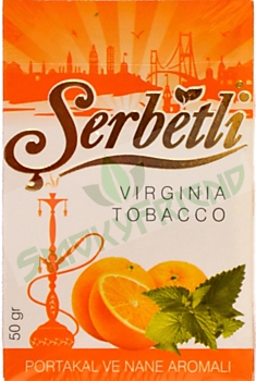 Табак для кальяна Serbetli "Апельсин с мятой" 50 гр