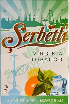Табак для кальяна Serbetli "Цитрус с мятой"  50 гр